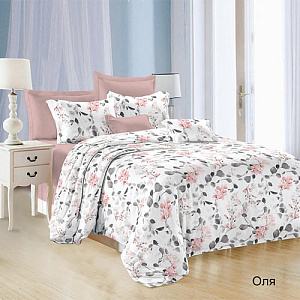 Комплект постельного белья "Satin collection" 2 спальный, Оля