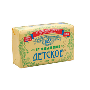 Мыло ЗАВОД БРАТЬЕВ КРЕСТОВНИКОВЫХ 190гр Детское, 6/18