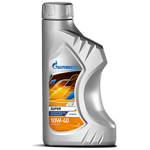 Масло моторное всесезонное 1,0л Gazpromneft Super 10W-40 п/синт, 1/12