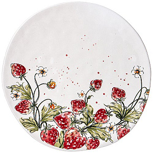 ТАРЕЛКА ЗАКУСОЧНАЯ LEFARD, STRAWBERRY, 22, 3 СМ, КОР=16ШТ.