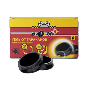 Средство от тараканов гель в ловушке, 6 шт. Nadzor LOVH002N, 4/24