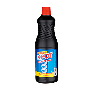 Средство от засоров КРОТ Торнадо 1,0л АКТИВНЫЙ, 3/6