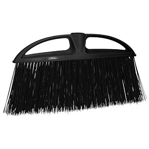 Щетка-метла для улицы Homver Etna Black 223209830/01, жесткая щетина, черная