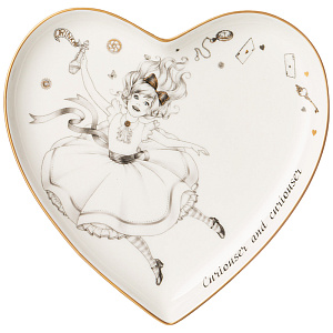 ТАРЕЛКА LEFARD, WONDERLAND, СЕРДЦЕ 15*2 СМ, КОР=72ШТ.